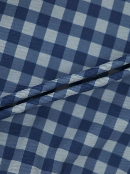 Blue Gingham Stretchy