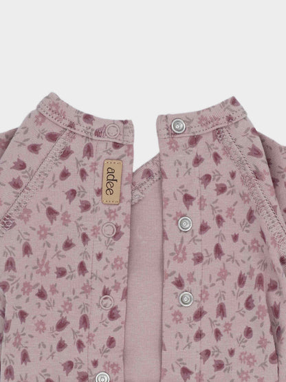 Pink Tulip Stretchy, Bonnet &amp; Bib
