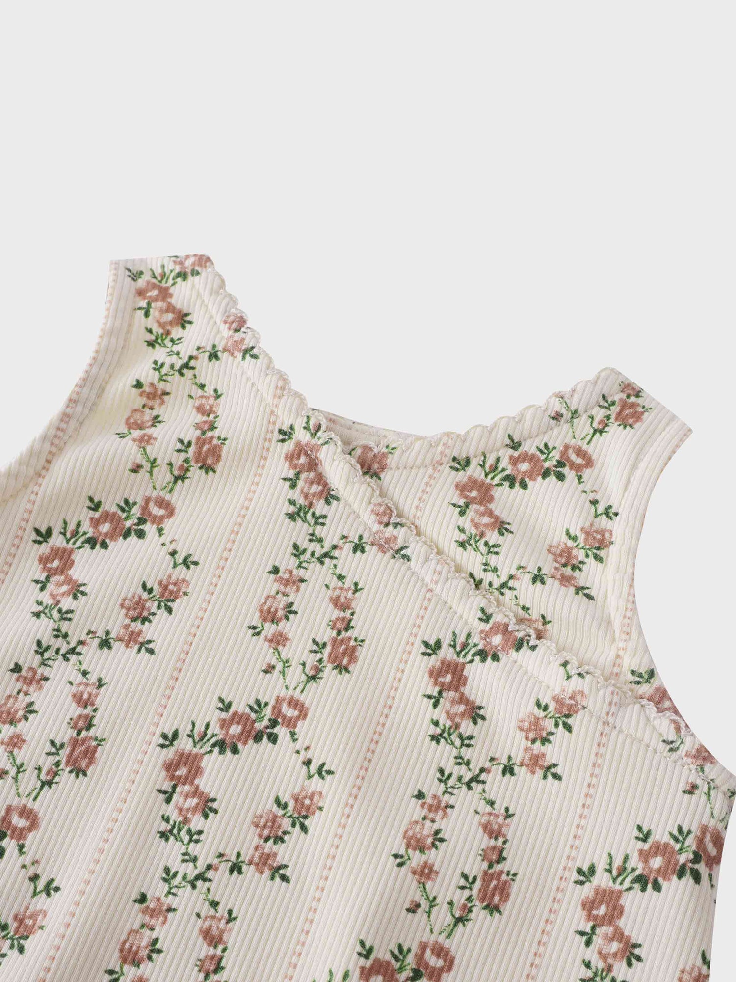 Floral Cascade Romper