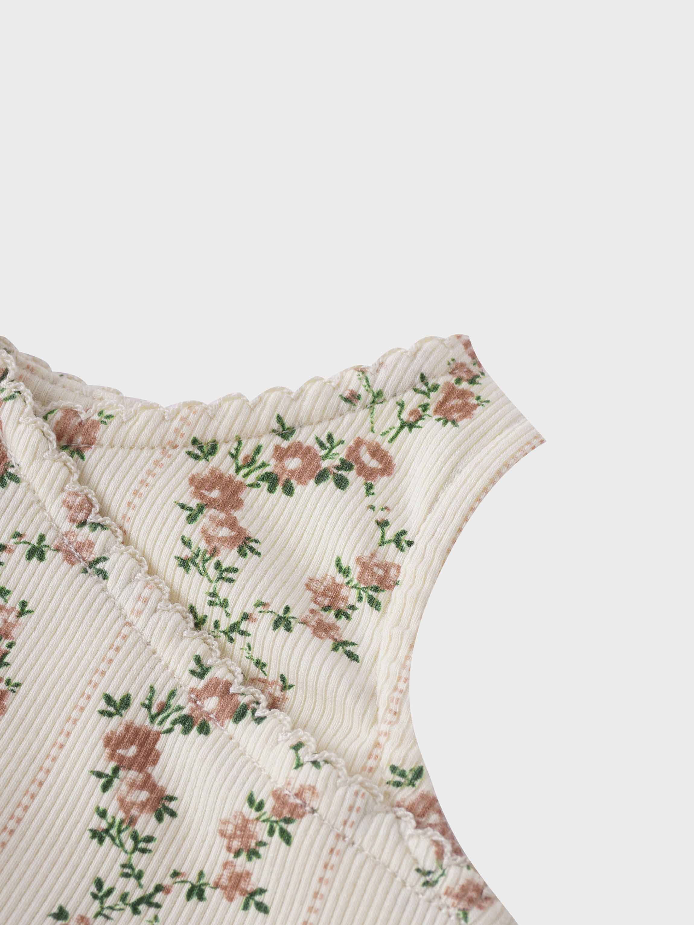Floral Cascade Romper