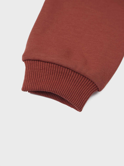 Embossed Mug Sweatshirt - Rust