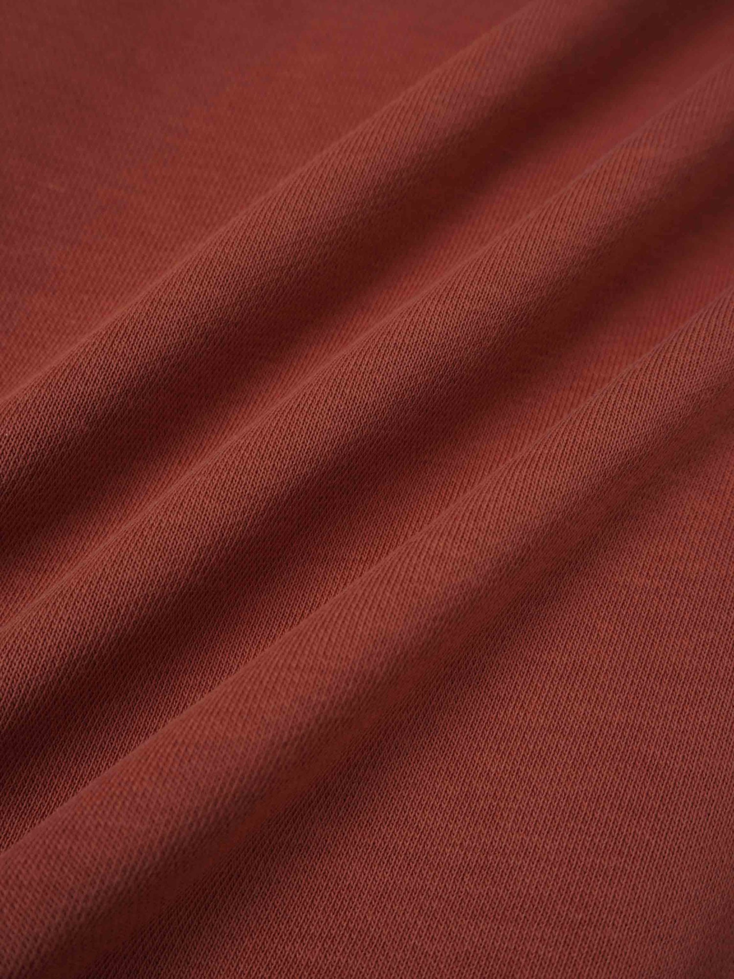 Embossed Mug Sweatshirt - Rust