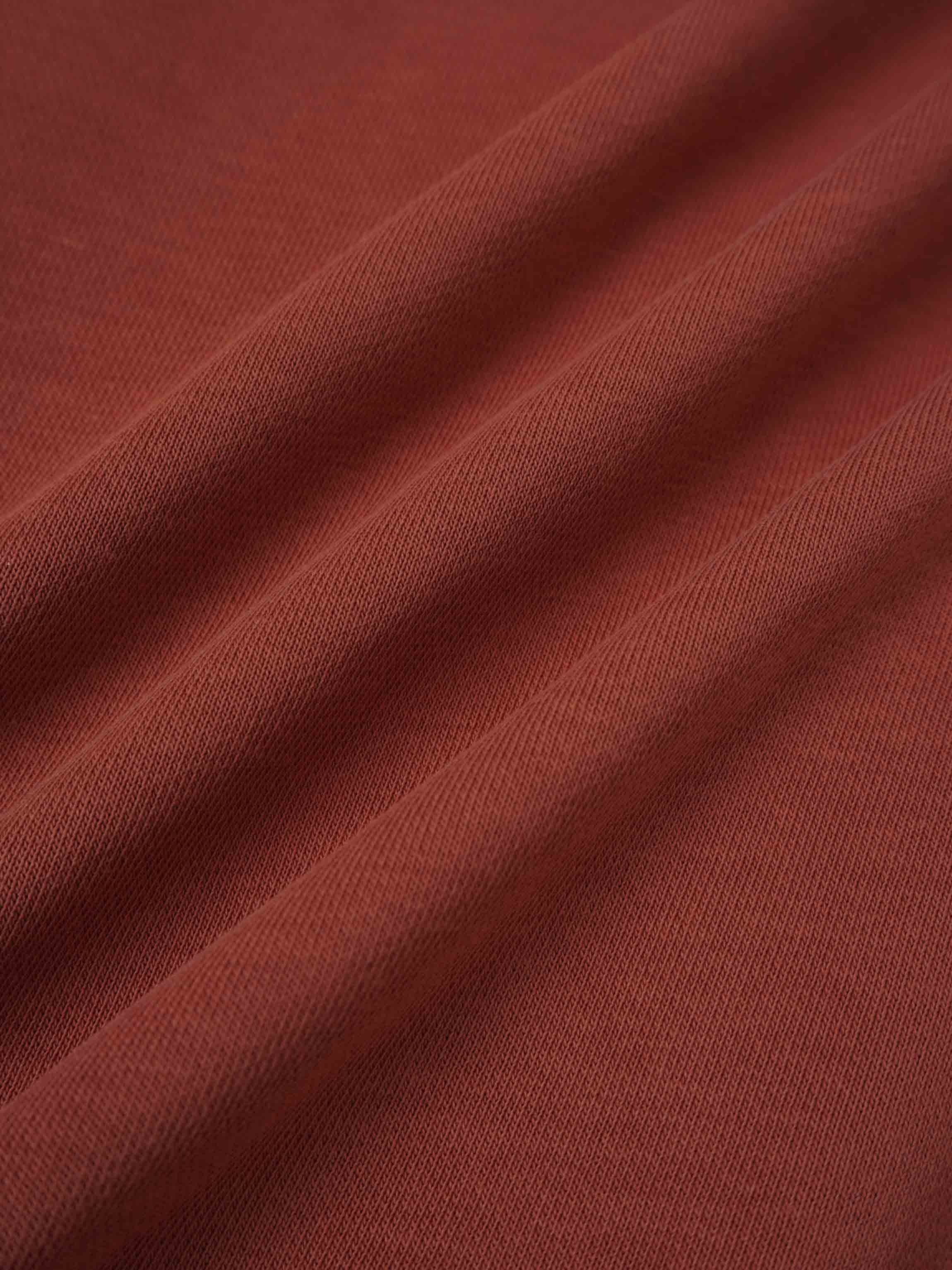 Embossed Mug Sweatshirt - Rust