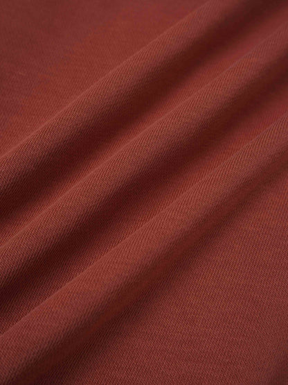 Embossed Mug Sweatshirt - Rust