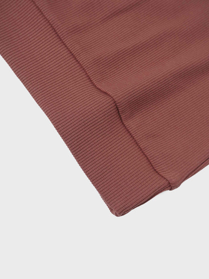 Embossed Logo Sweatshirt - Brick