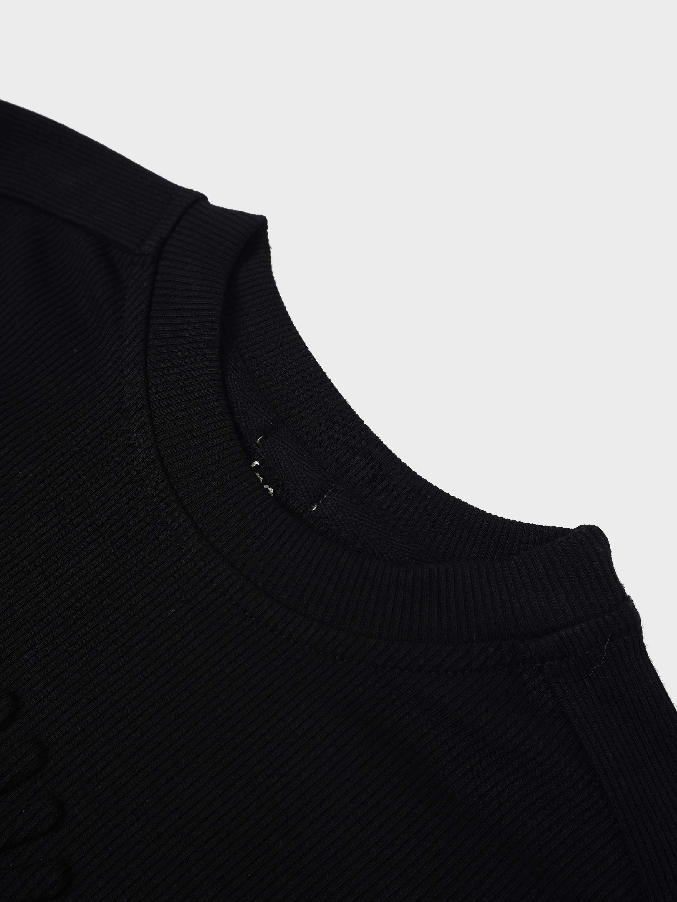 Embossed Logo Sweatshirt - Black