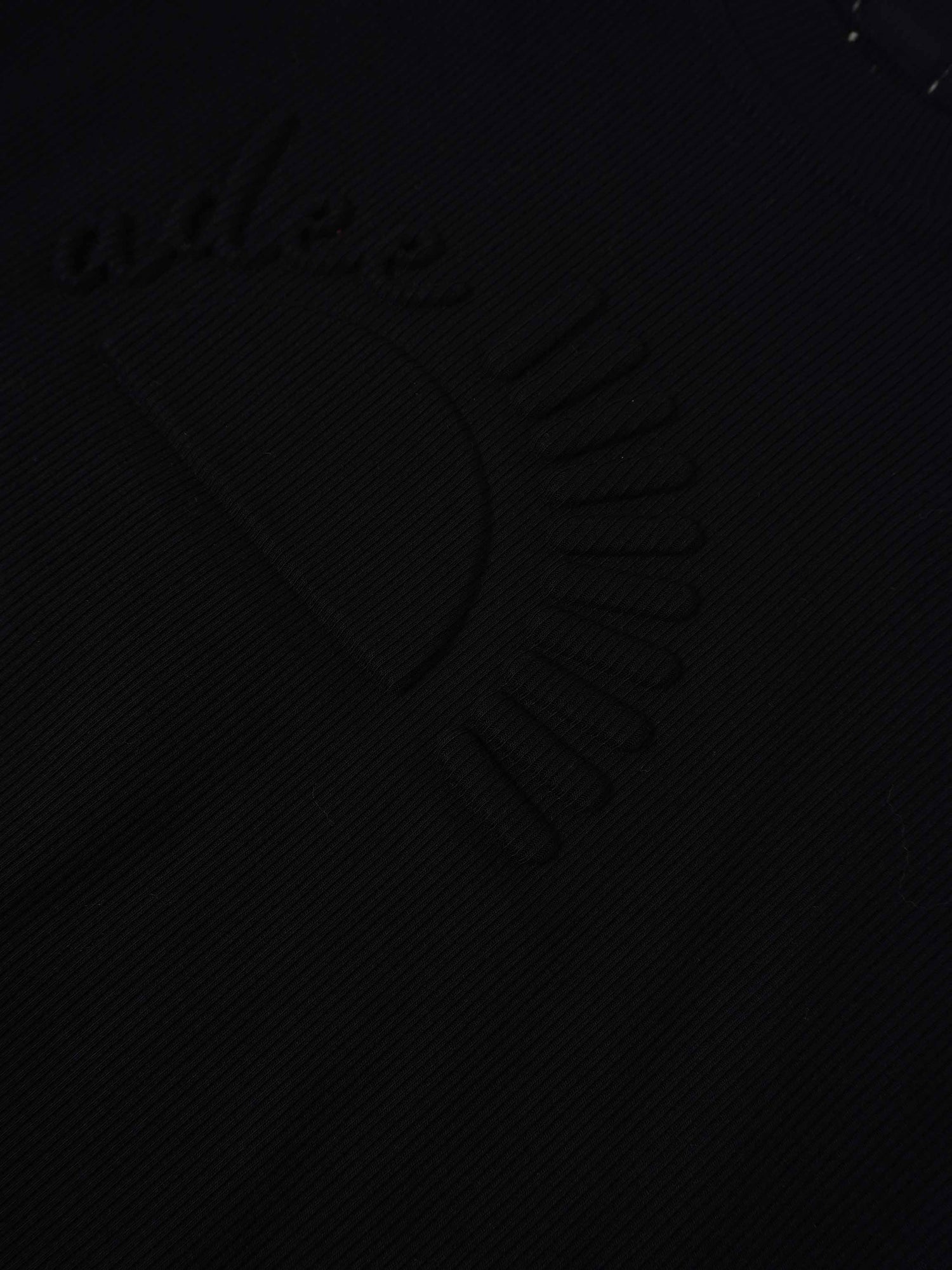Embossed Logo Sweatshirt - Black