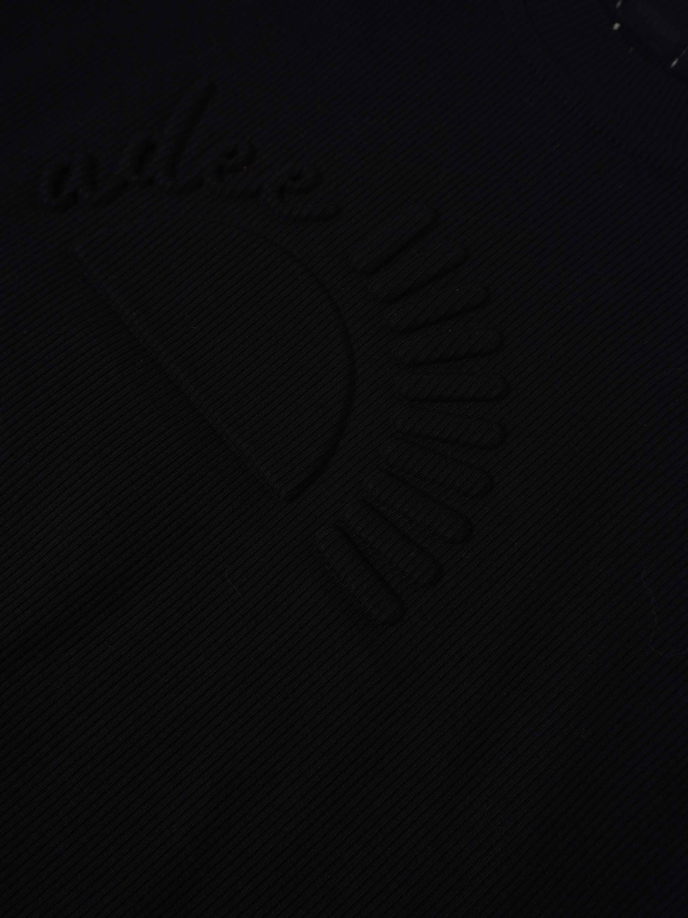 Embossed Logo Sweatshirt - Black