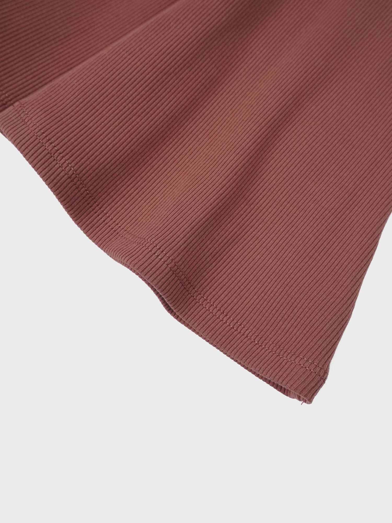 Embossed Logo Skirt - Brick