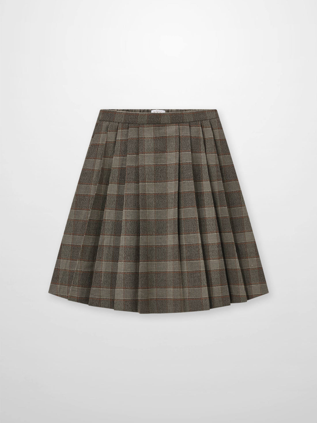 Plaid pleated grey skirt for girls by Adee