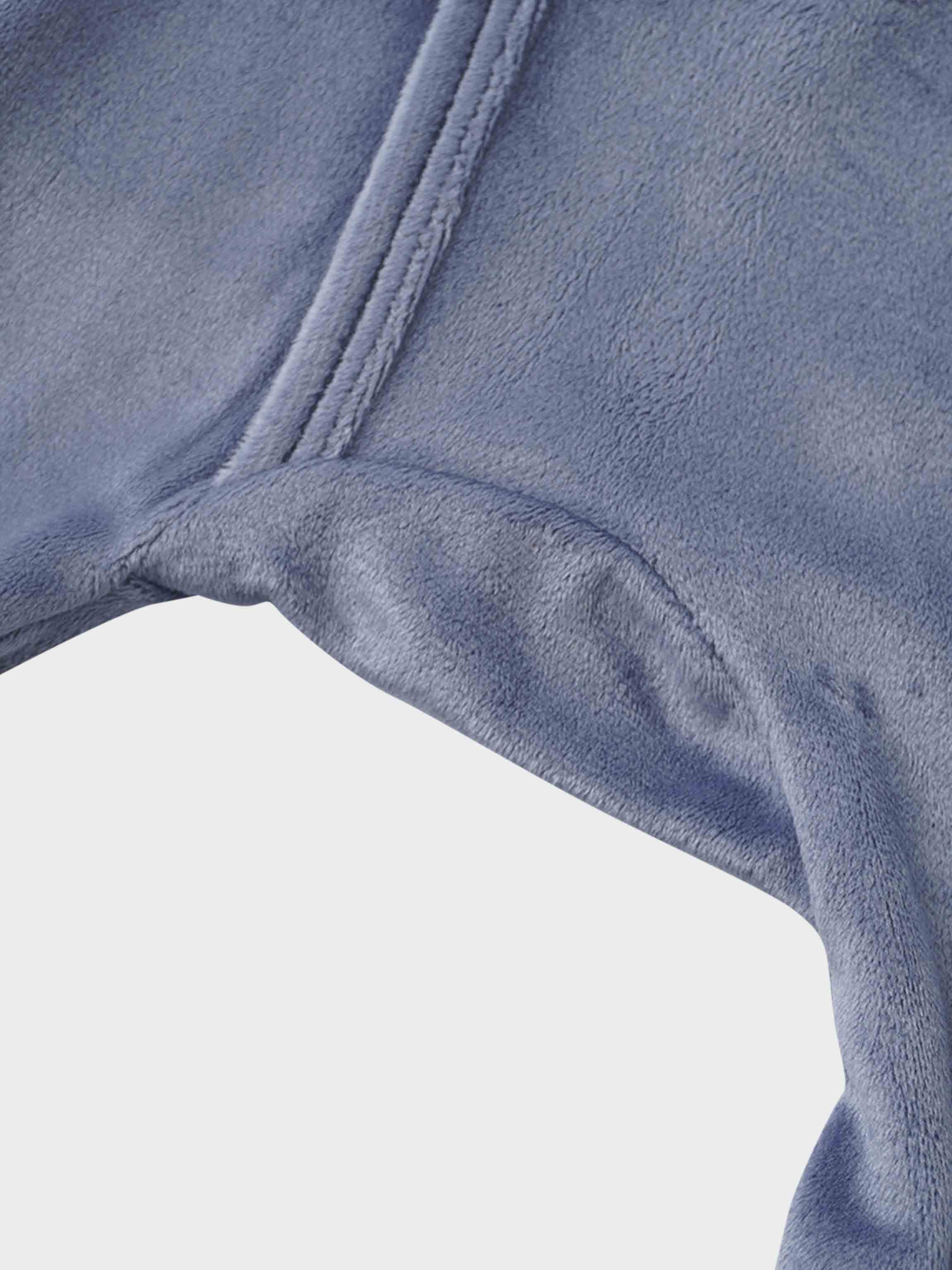 Velour Crossover Stretchy - Slate Blue