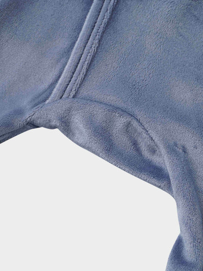 Velour Crossover Stretchy - Slate Blue