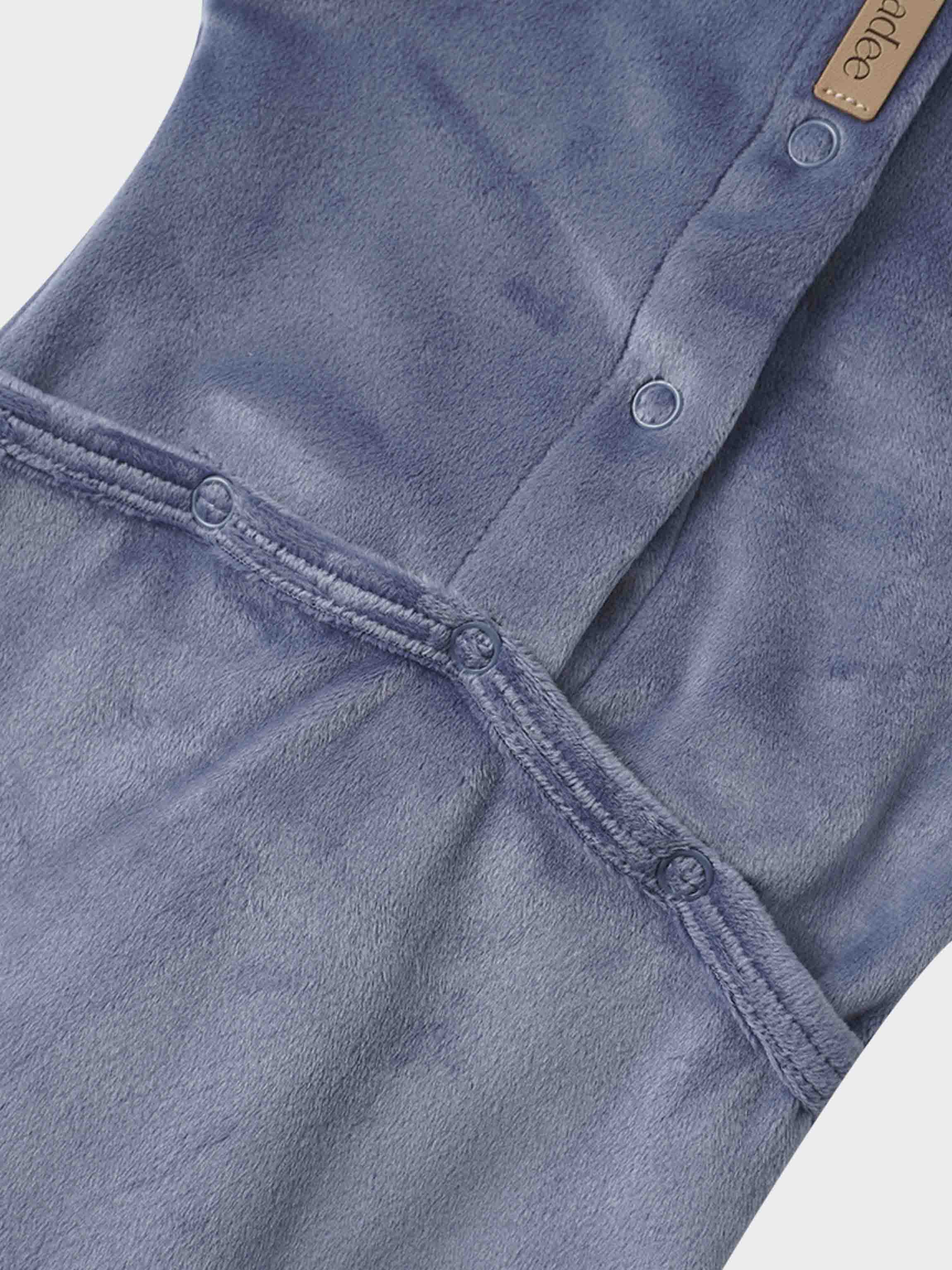 Velour Crossover Stretchy - Slate Blue