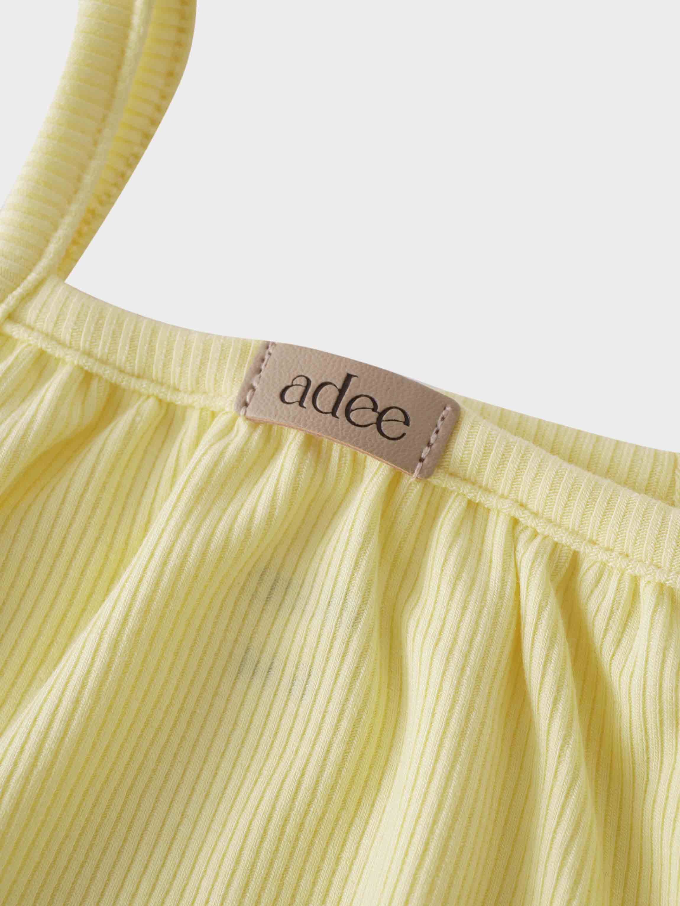 Yellow Romper- Bow