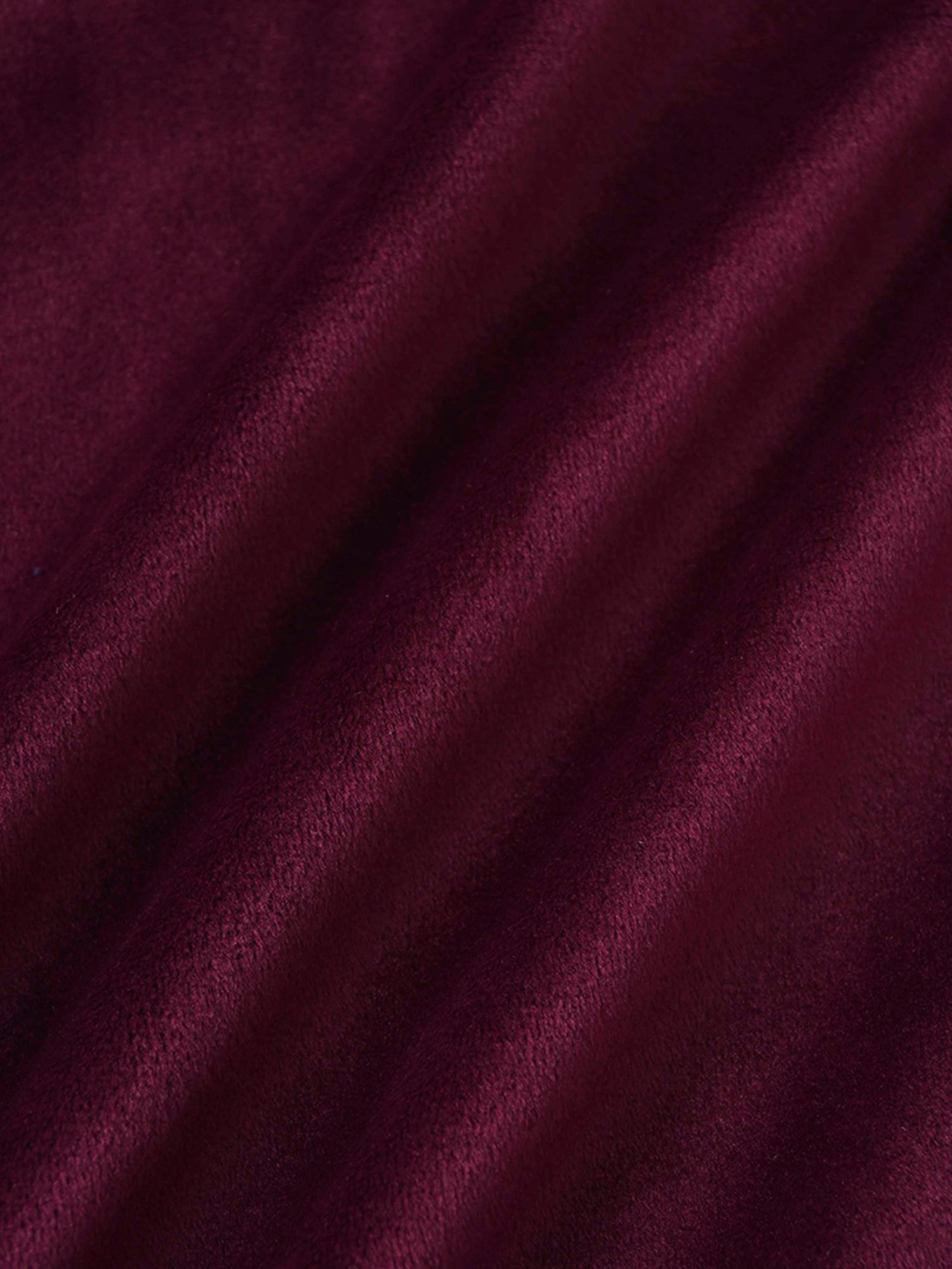 Velour Crossover Stretchy - Burgundy