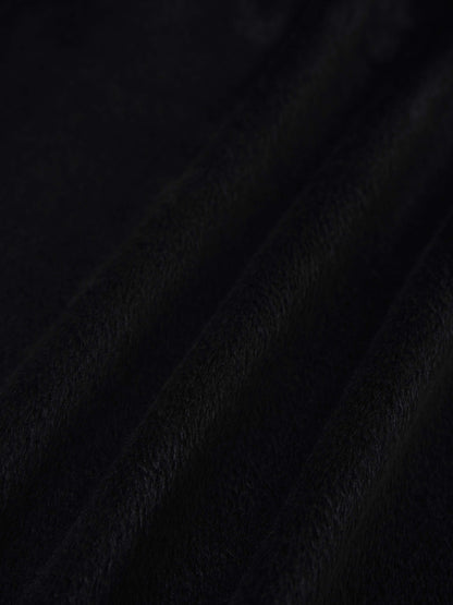 Black Velour Overalls