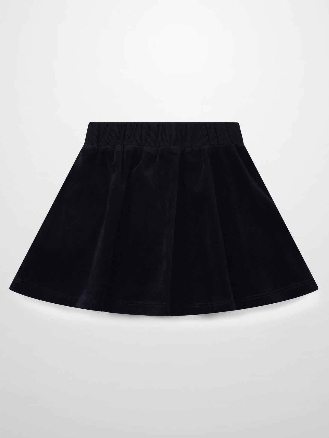 Velour Circle Skirt - Black