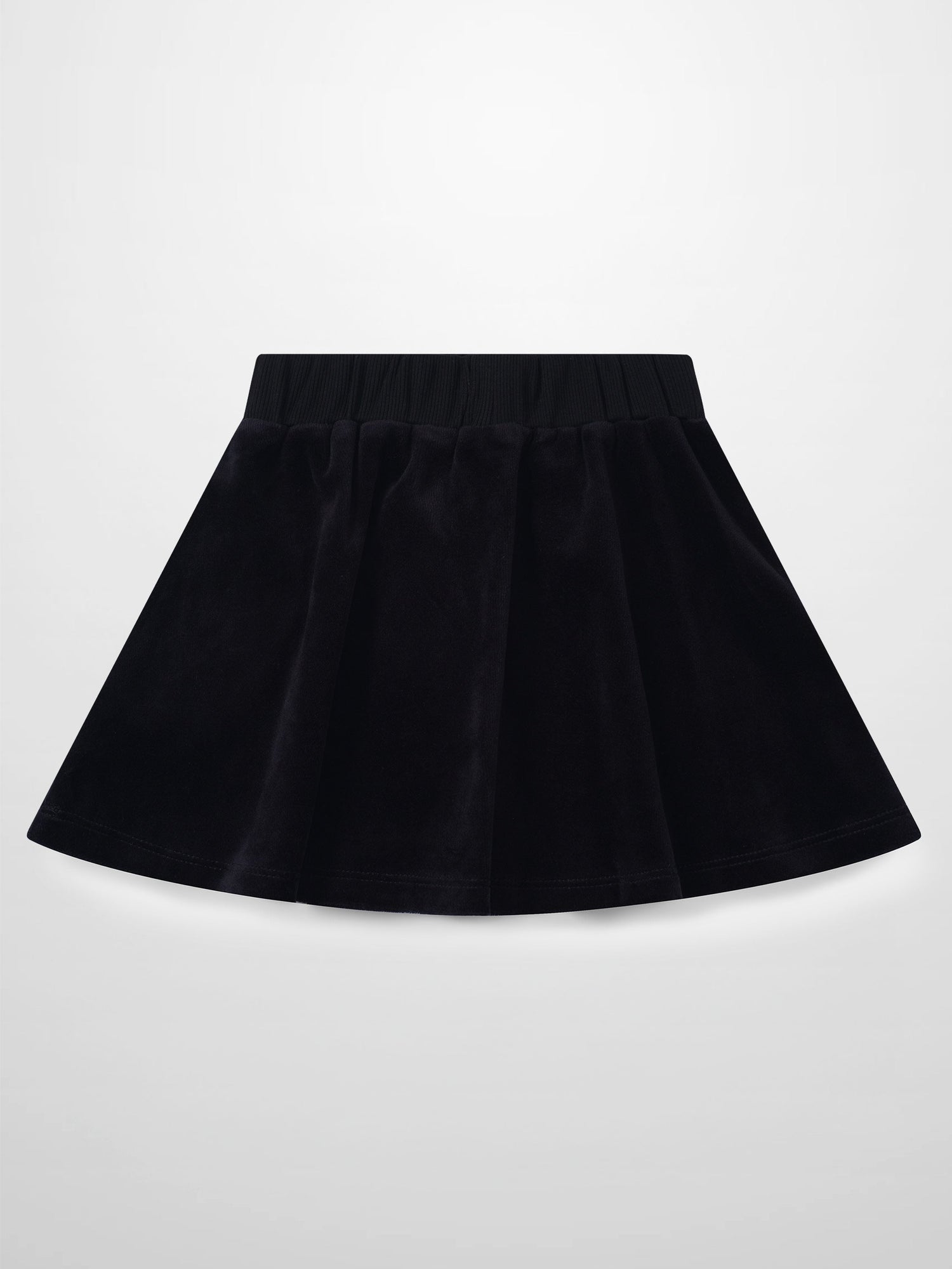 Velour Circle Skirt - Black