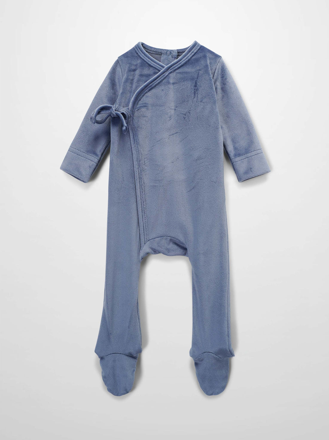 Velour Crossover Stretchy - Slate Blue