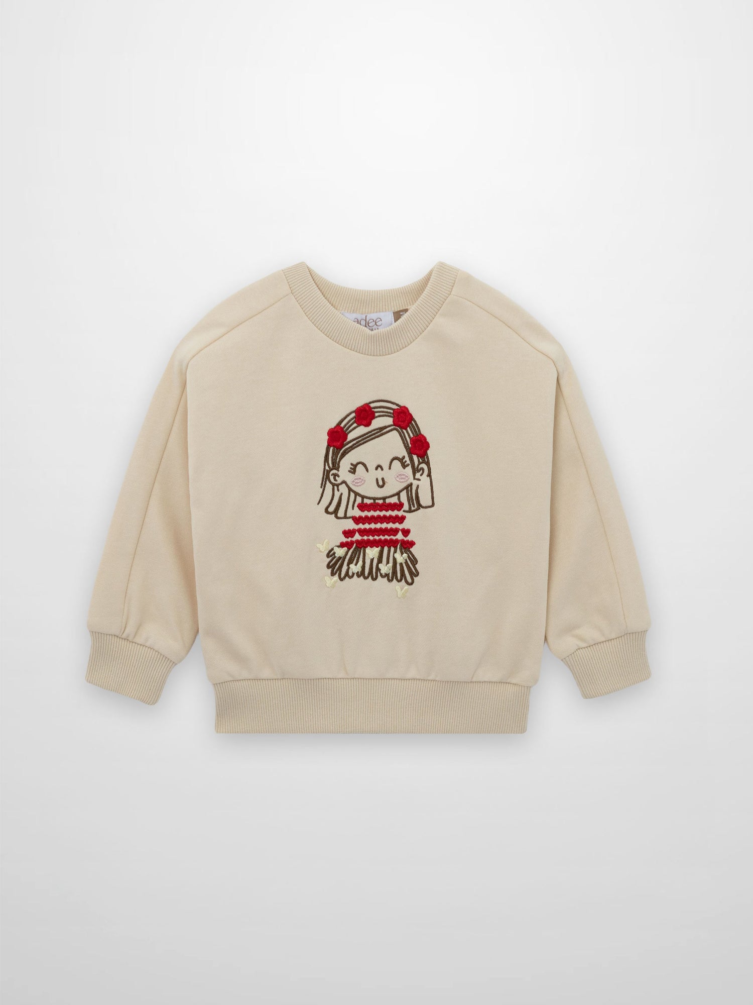 Embroidered Girl Sweatshirt