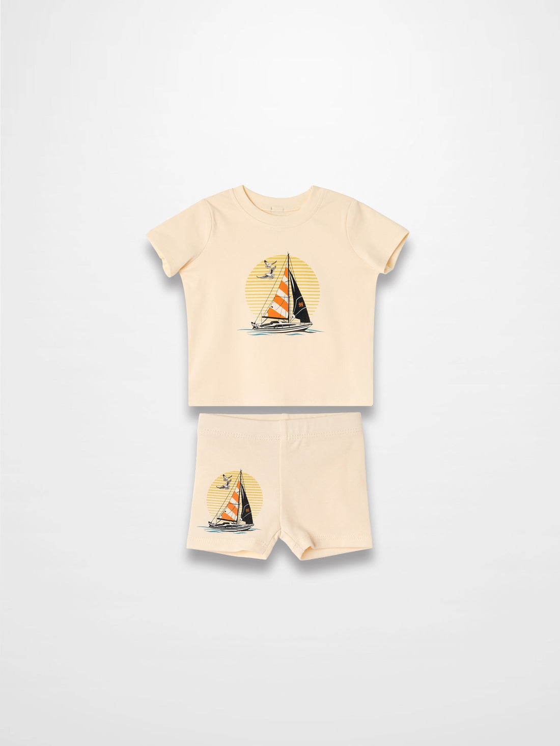 Golden Sail Shorts Set