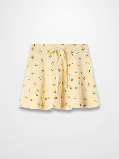 Butter Yellow Tulip 6 Panel Skirt