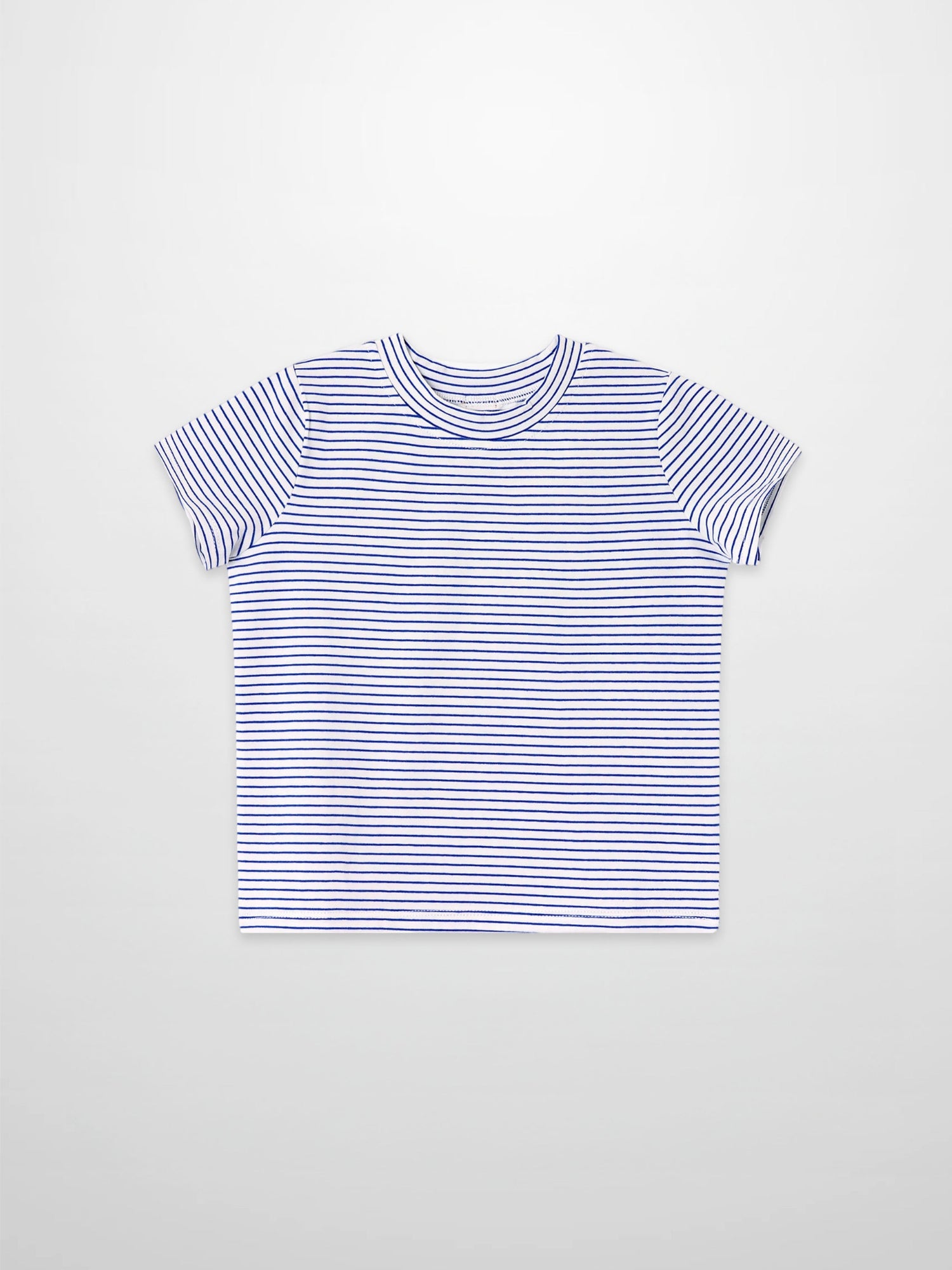 Blue Striped Boxy T-Shirt for boys by Adee, short-sleeve