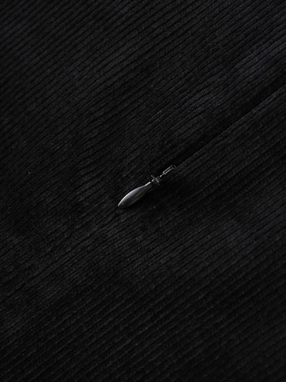Corduroy Jumper - Black