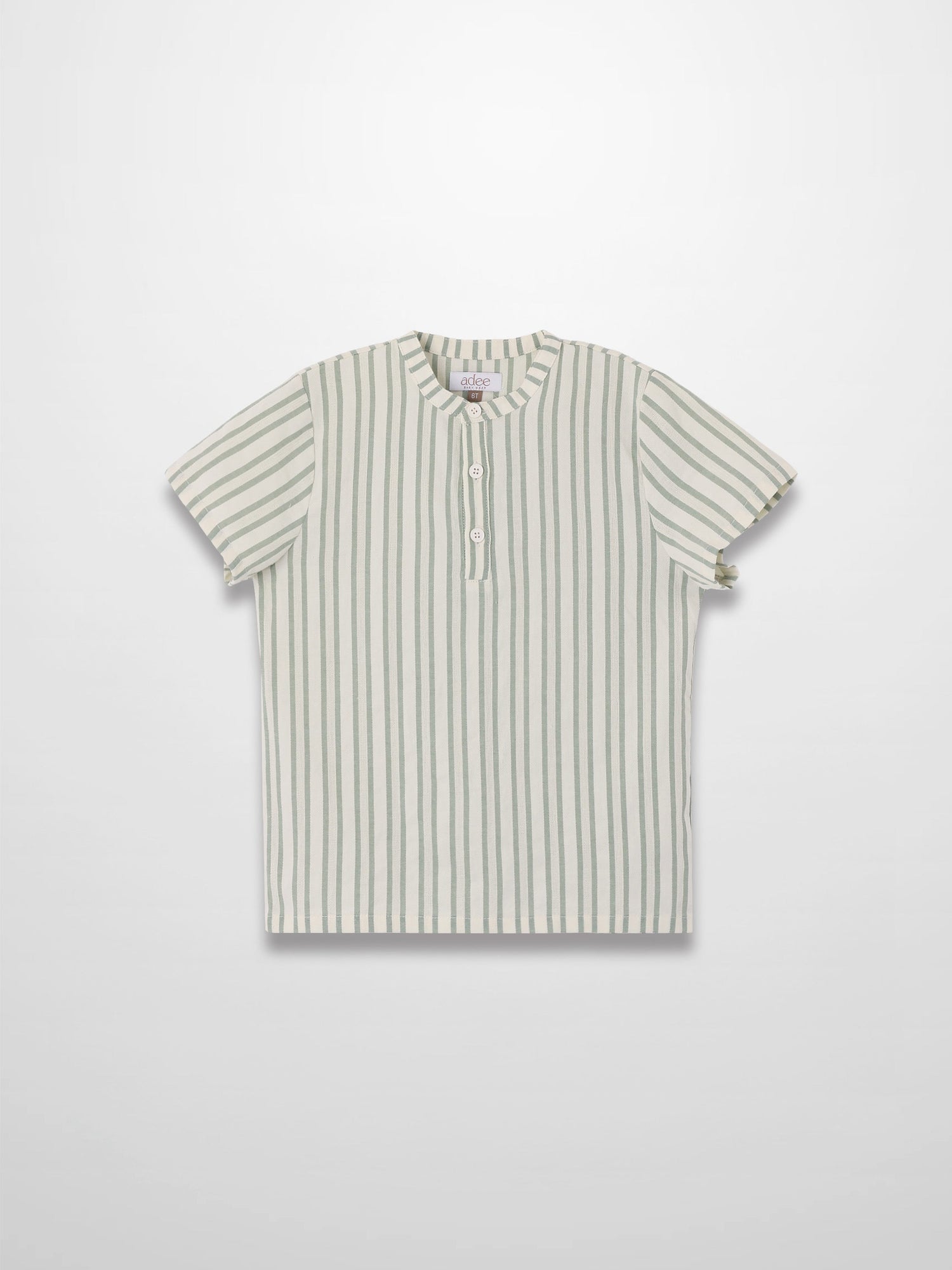 Green Striped Shirt