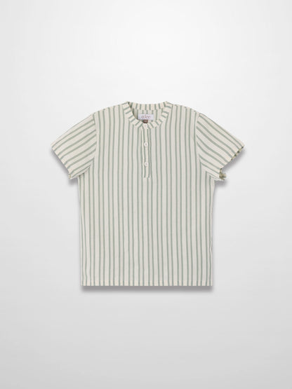 Green Striped Shirt