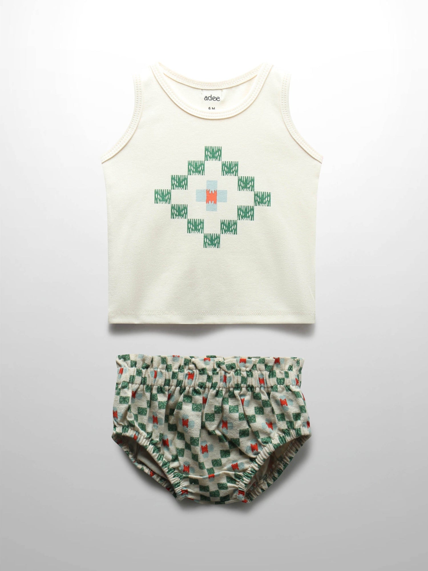 Green Diamond Tank Set