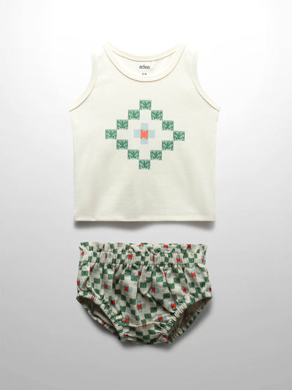 Green Diamond Tank Set