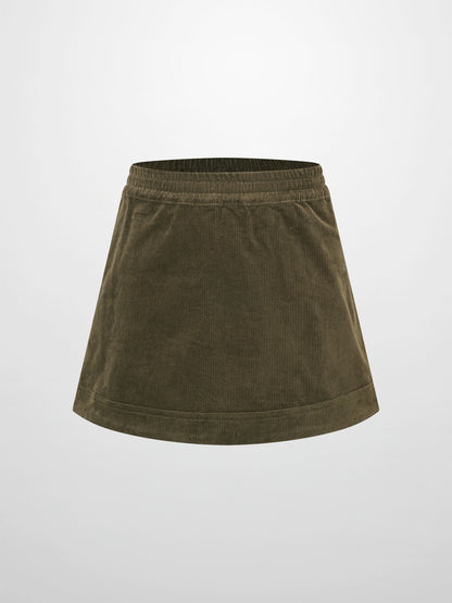 Corduroy Skirt - Green