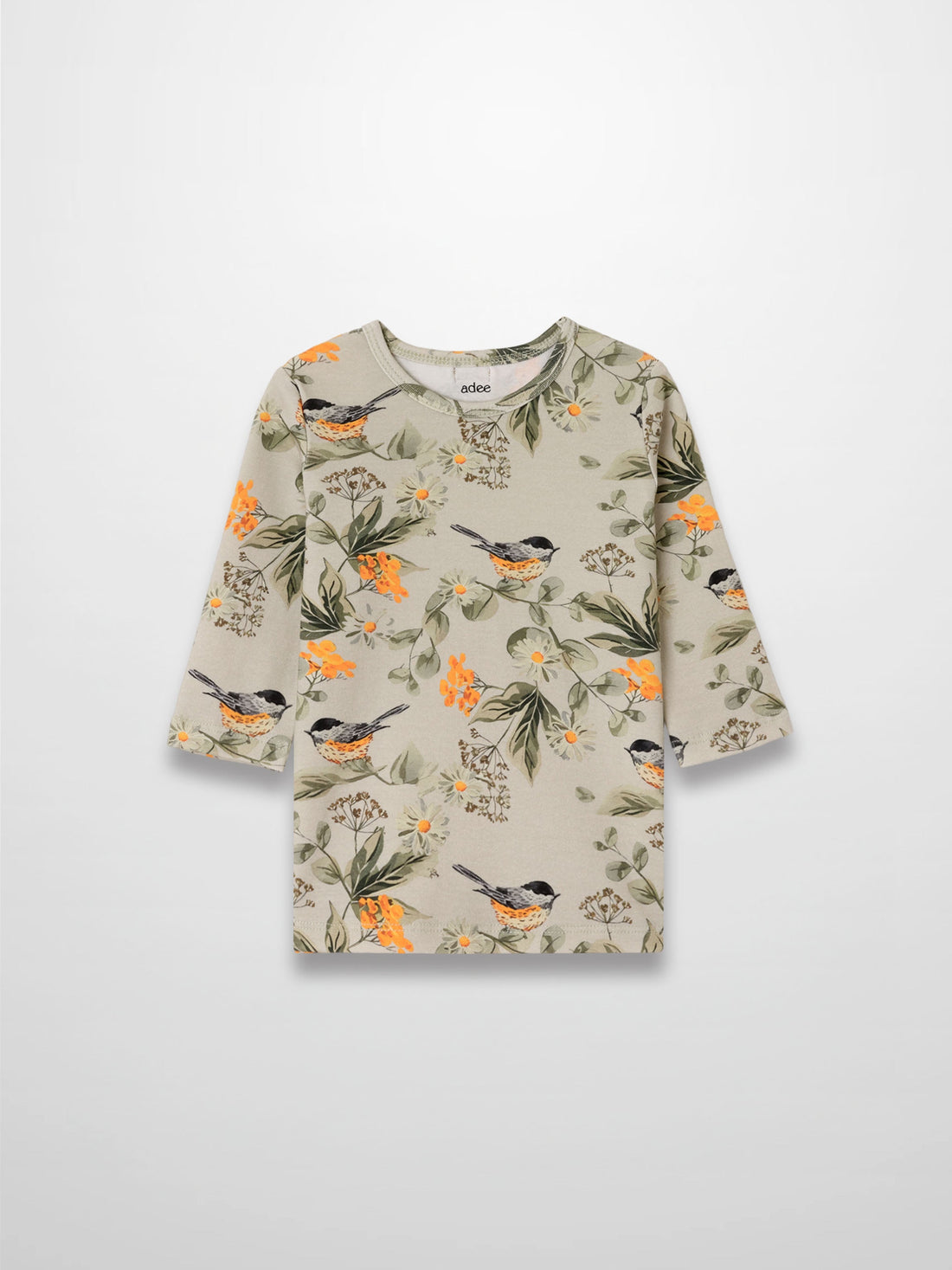 Garden Finch 3/4 Sleeve T-Shirt
