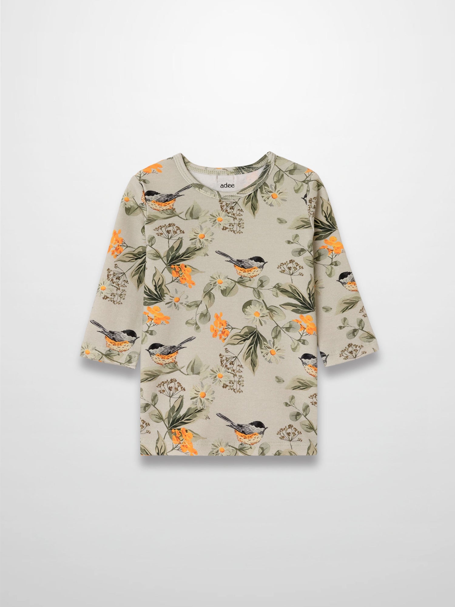Garden Finch 3/4 Sleeve T-Shirt