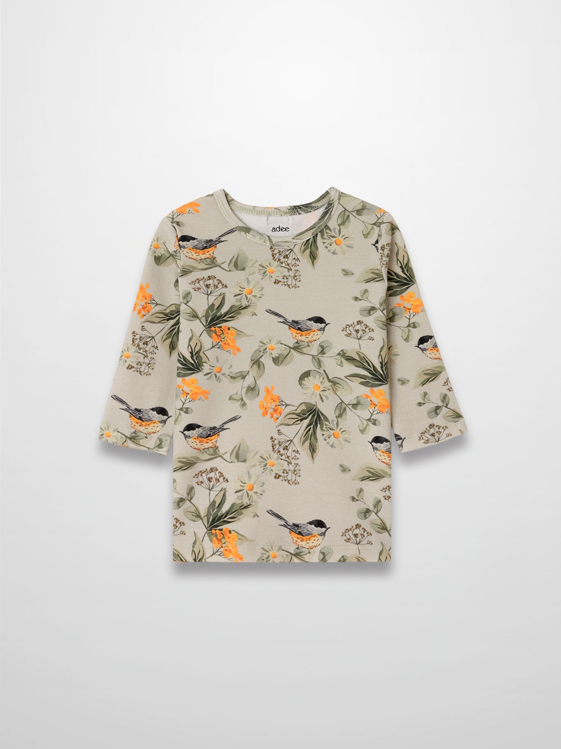 Garden Finch 3/4 Sleeve T-Shirt