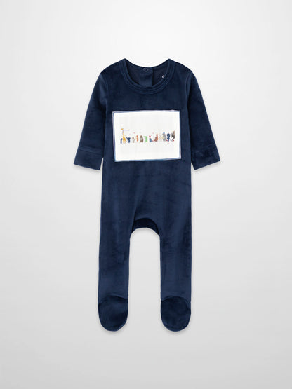 Animal Band Stretchy - Navy