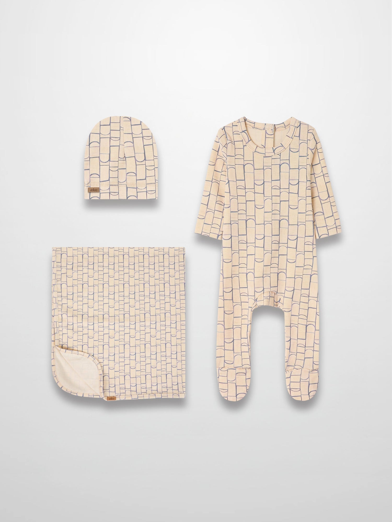 Geometric Crossover - Layette Set