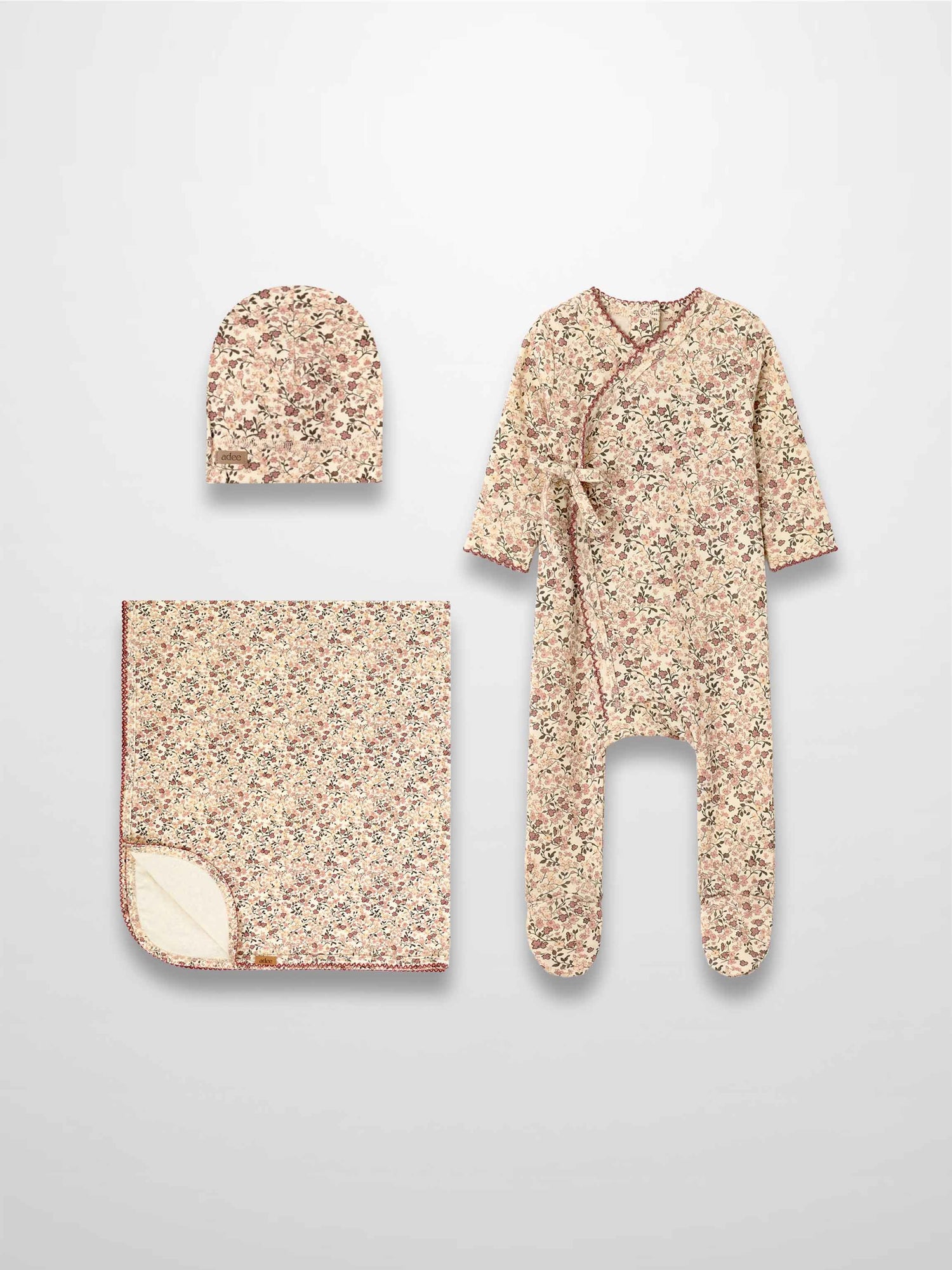 Purple Flower - Layette Set