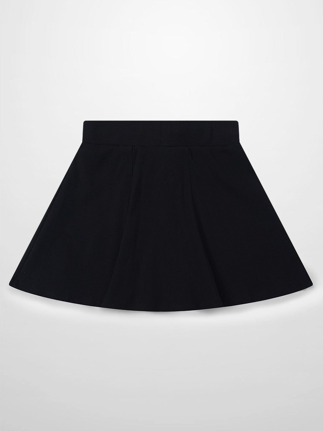 Embossed Logo Skirt - Black
