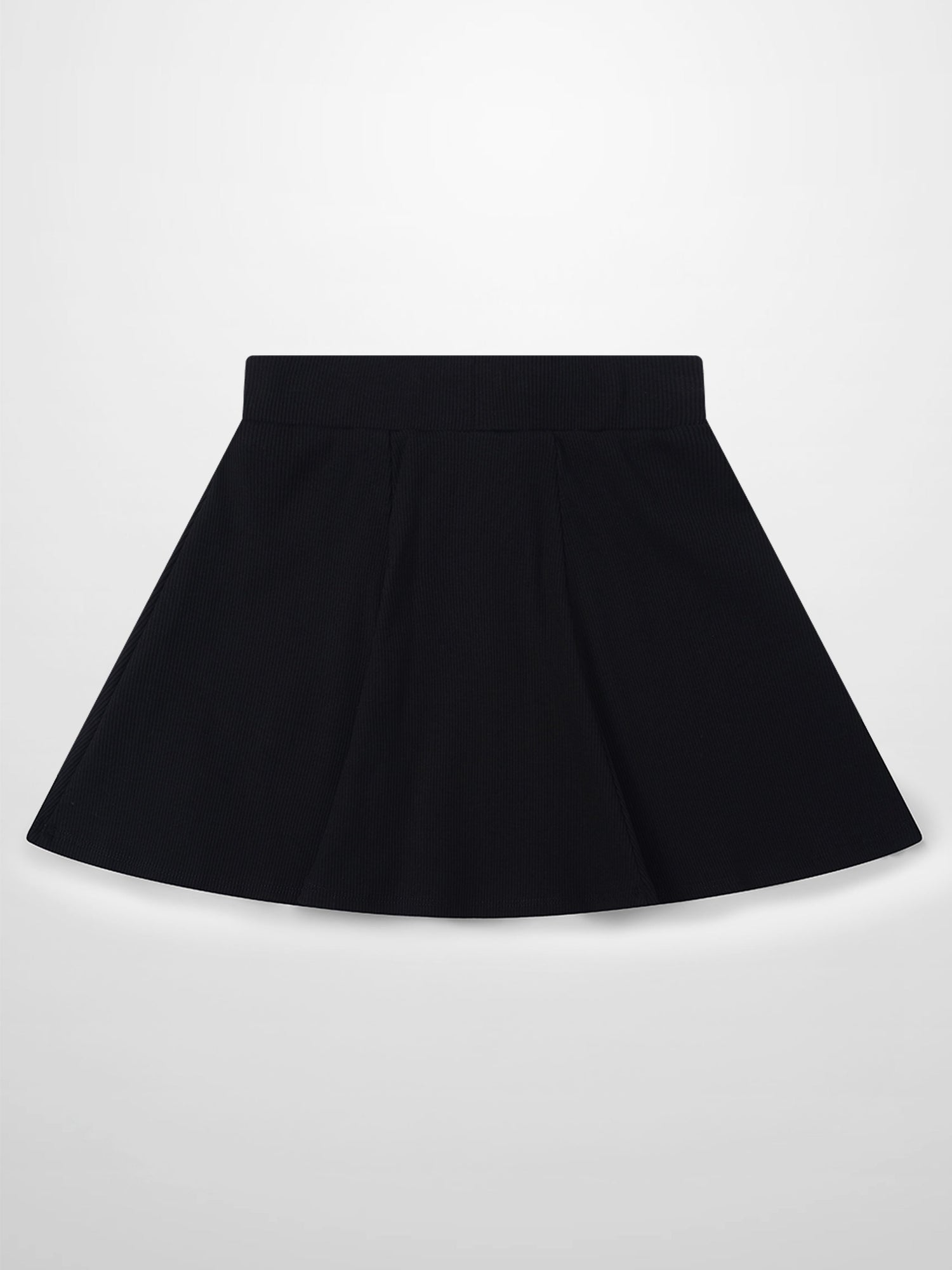 Embossed Logo Skirt - Black