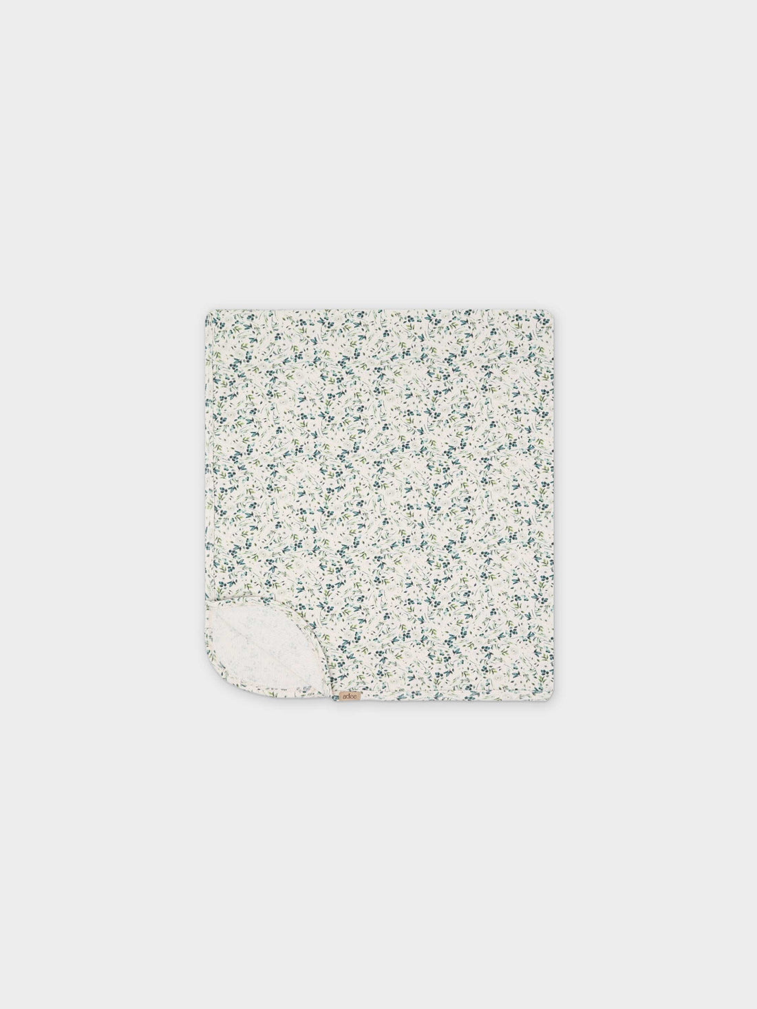 Teal Leaves- Blanket