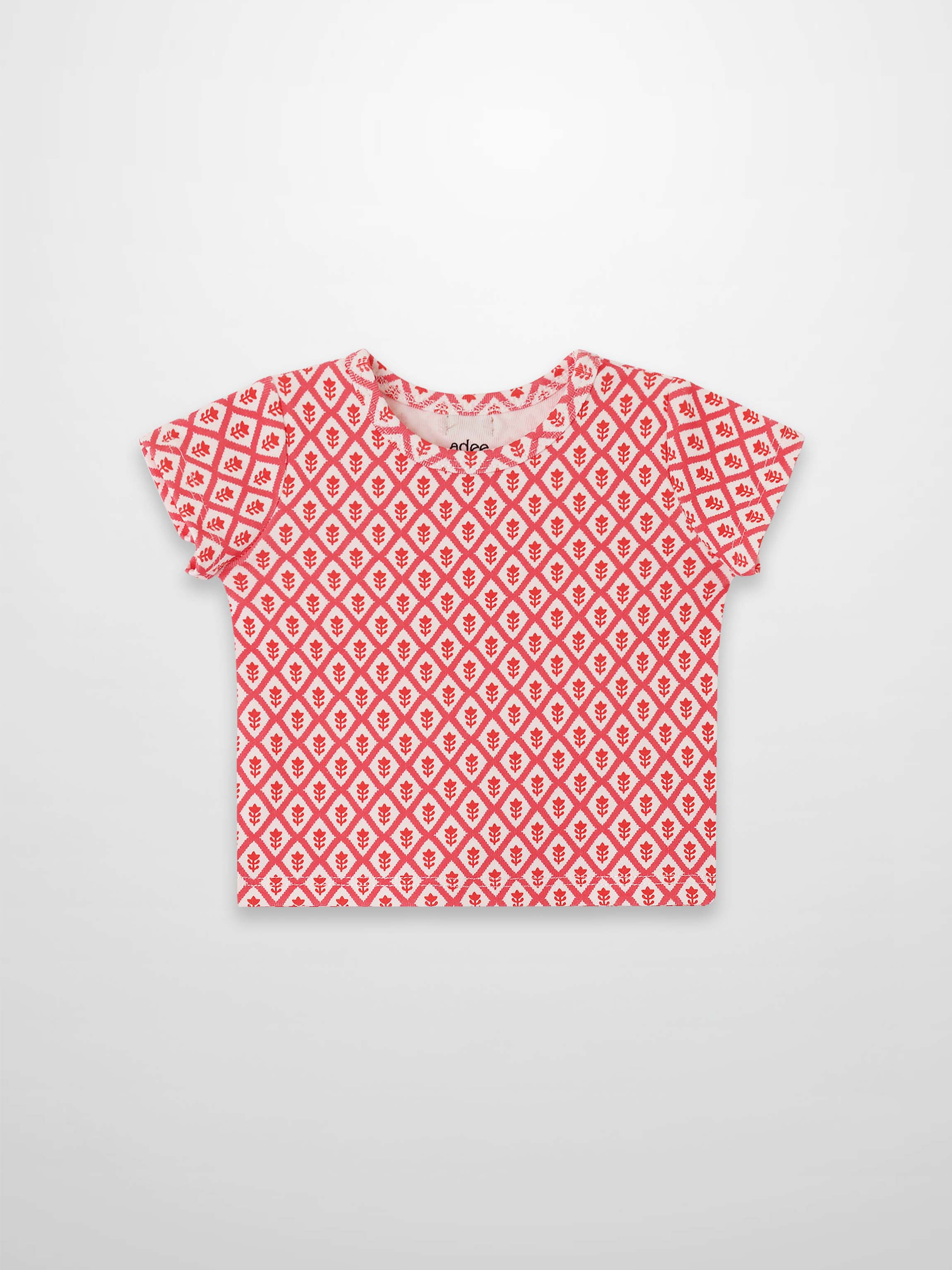 Diamond Flower T-Shirt - Short Sleeve