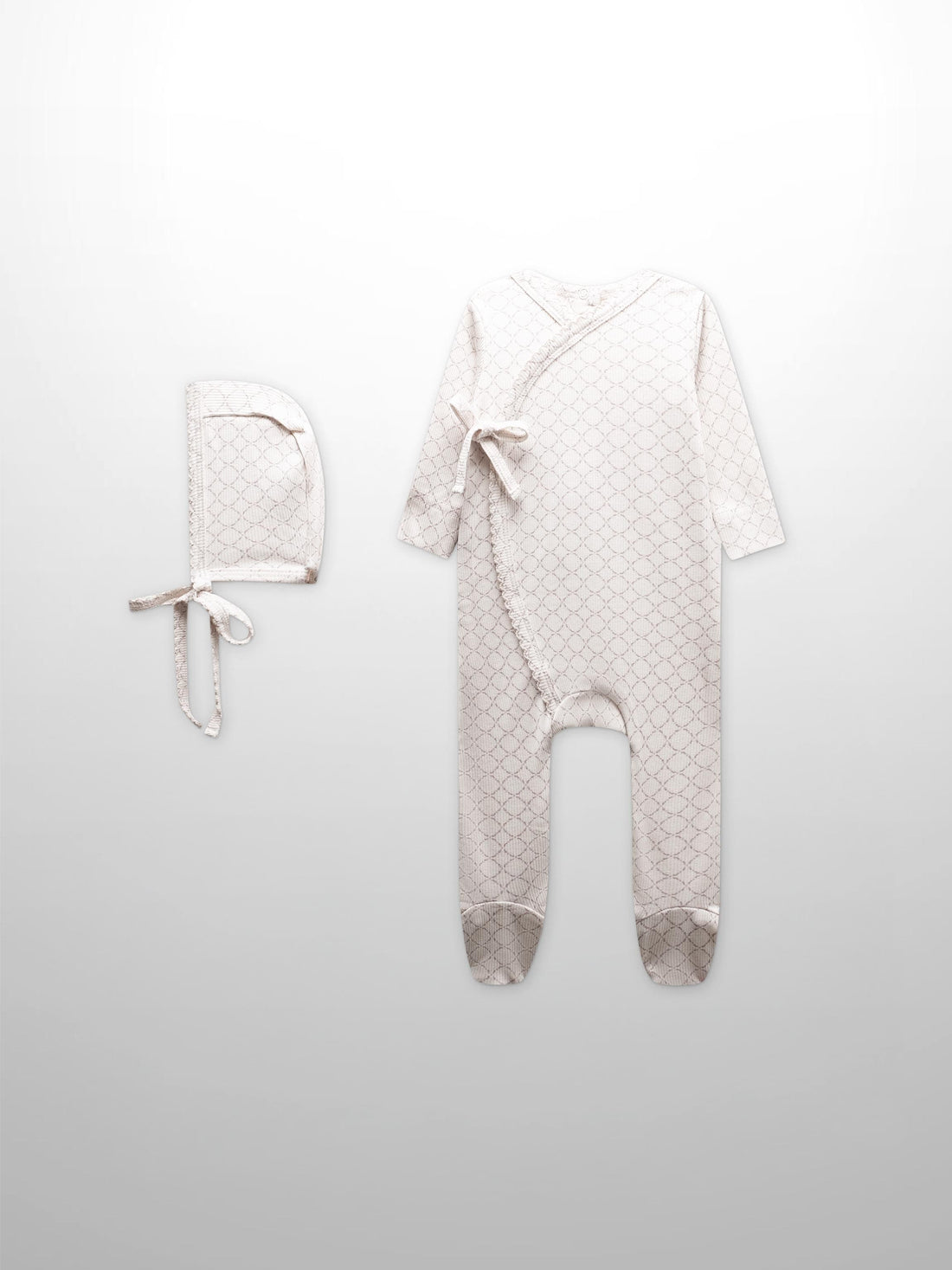 Tendril Vines Stretchy &amp; Bonnet- Rose