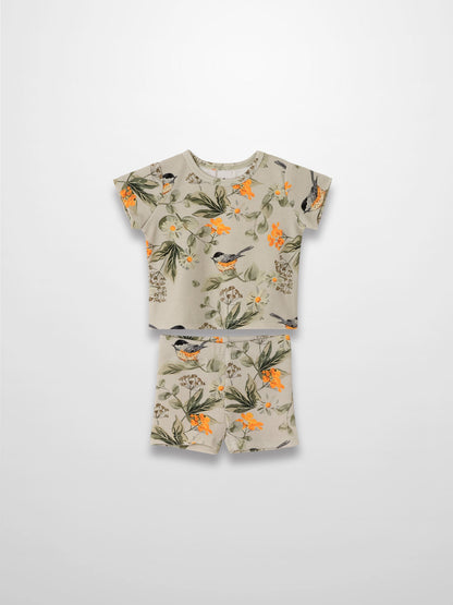 Garden Finch Shorts Set