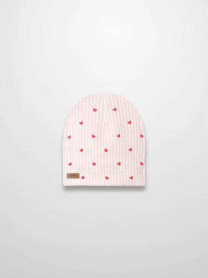Pink Heart Hat