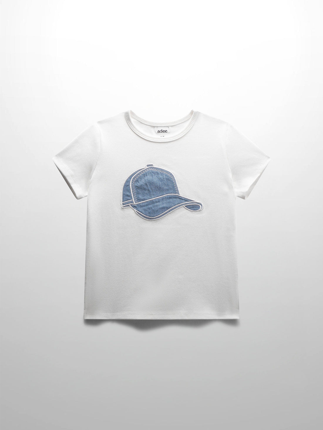 Baseball cap T-shirt -White