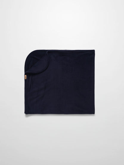 Embroidered Bunny Blanket - Navy
