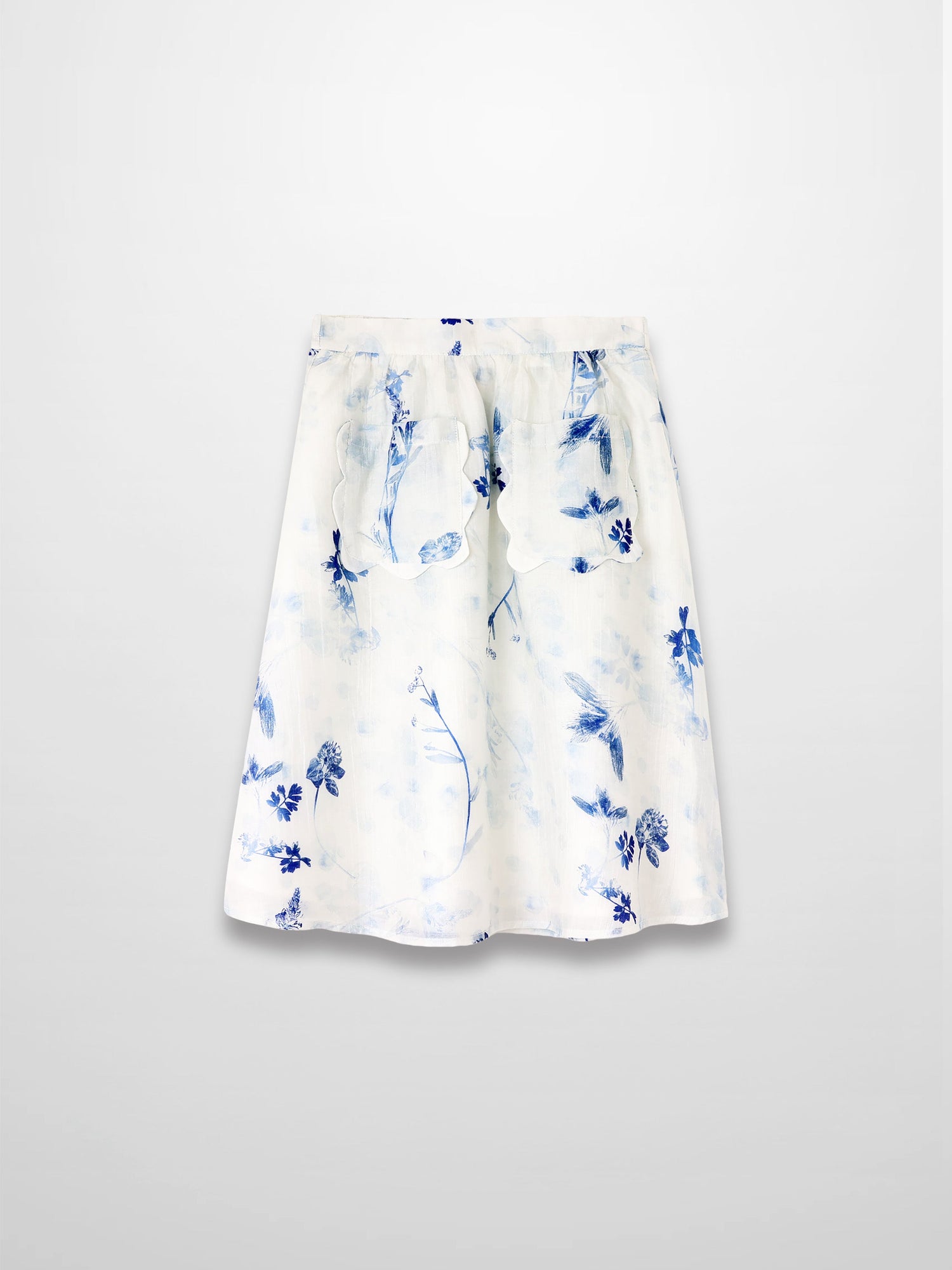 Blue Flower Skirt