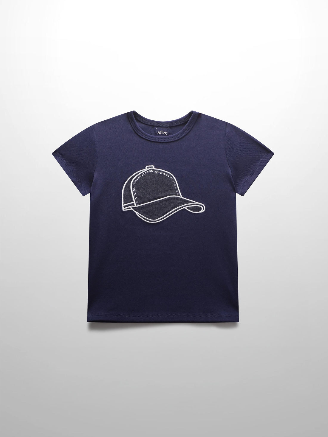 Baseball Cap T-shirt -Navy